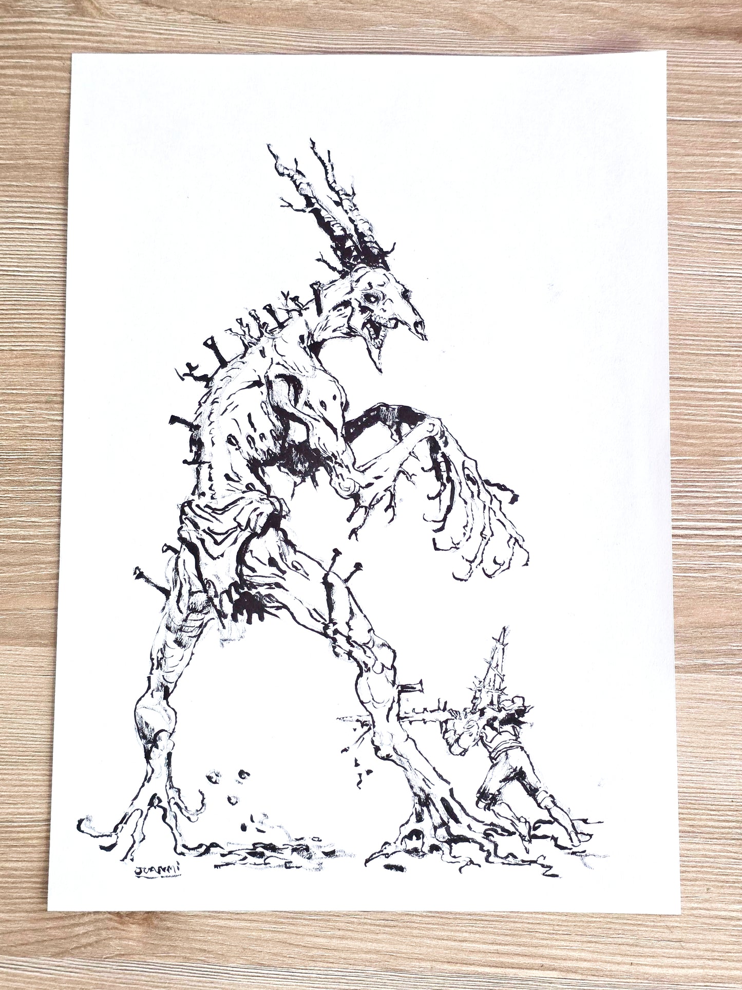 Original Drawing: Ten Piedad II Live Drawing