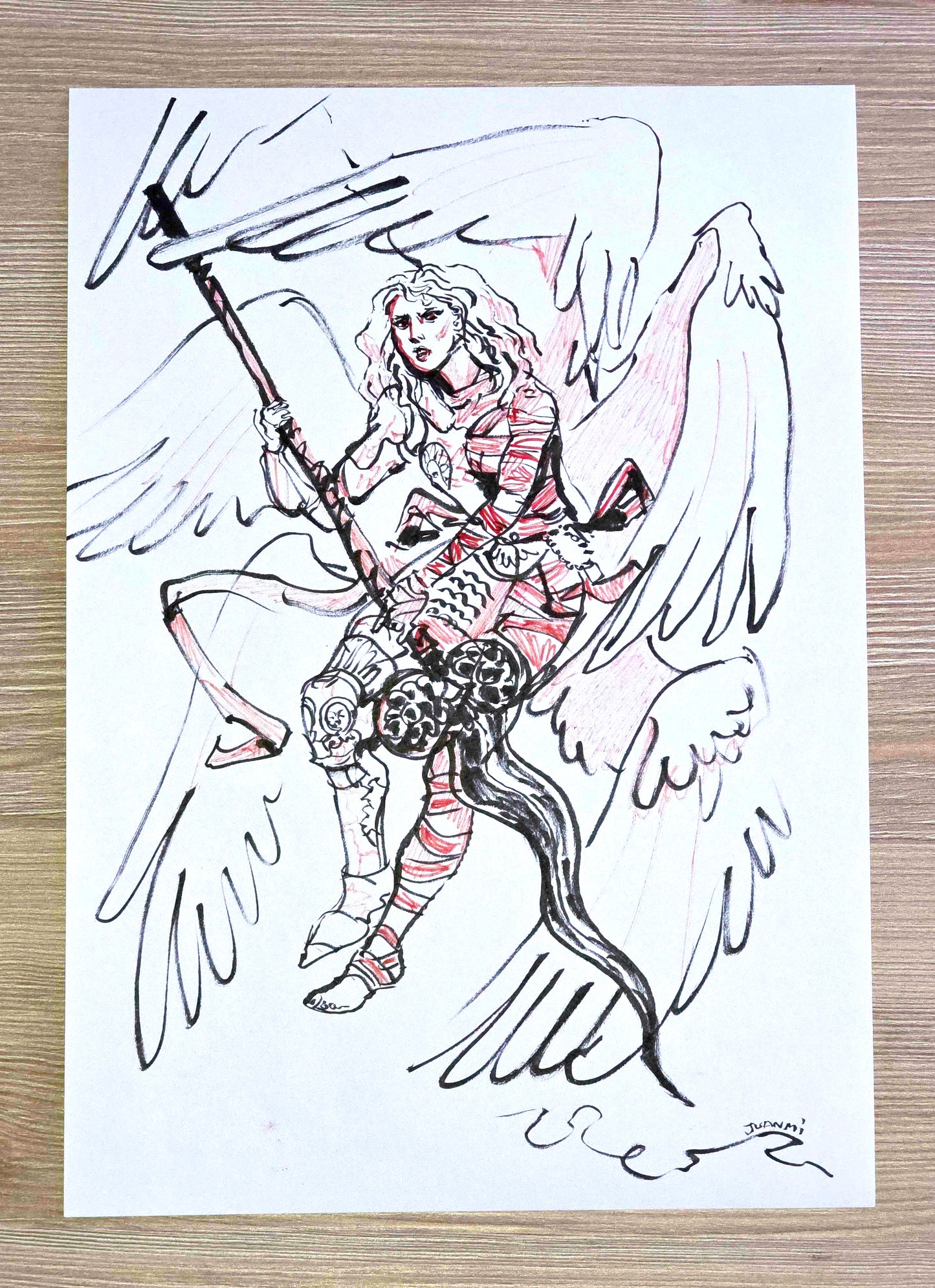 Original Drawing: Perpetva Red
