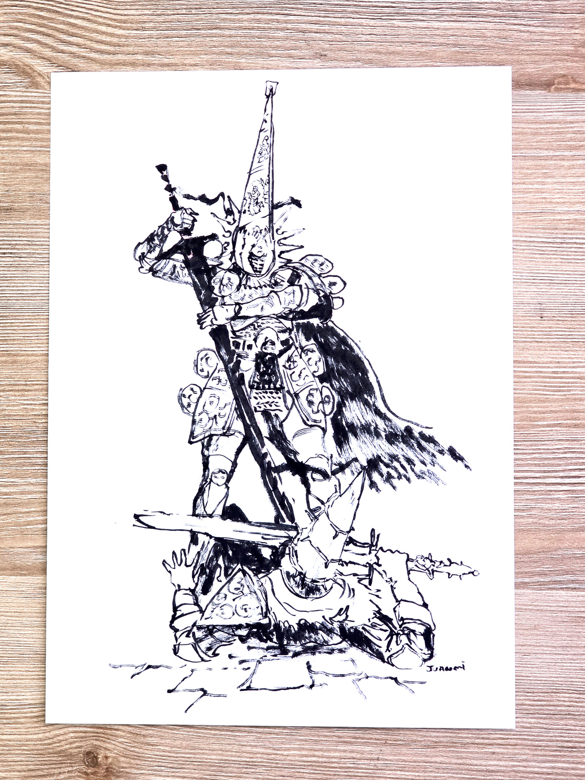 Original Drawing: Invincible Crisanta
