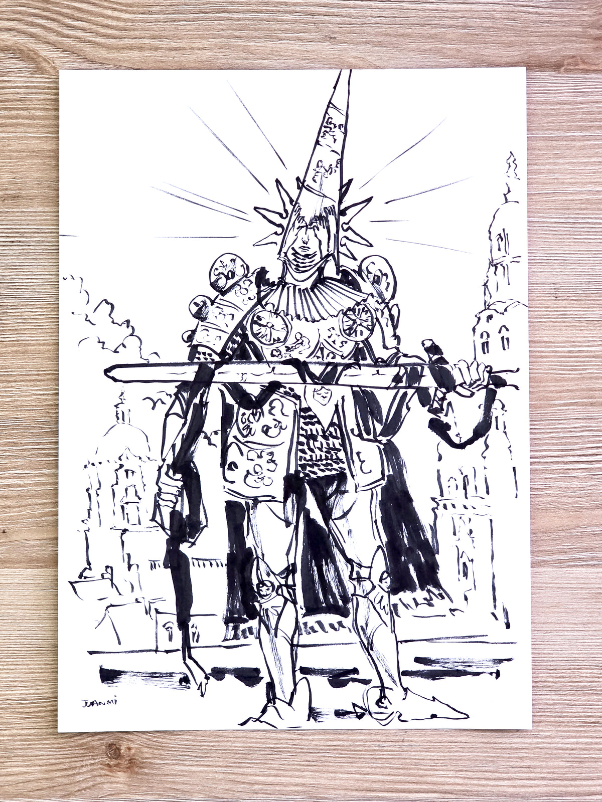 Original Drawing: Naked Steel.