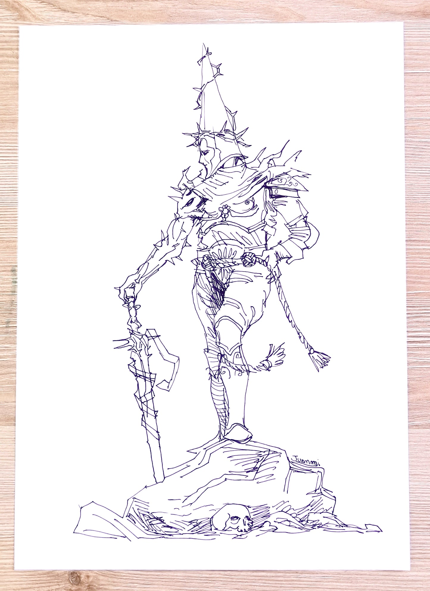 Original Drawing: Contemplation