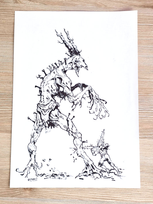 Original Drawing: Ten Piedad II Live Drawing
