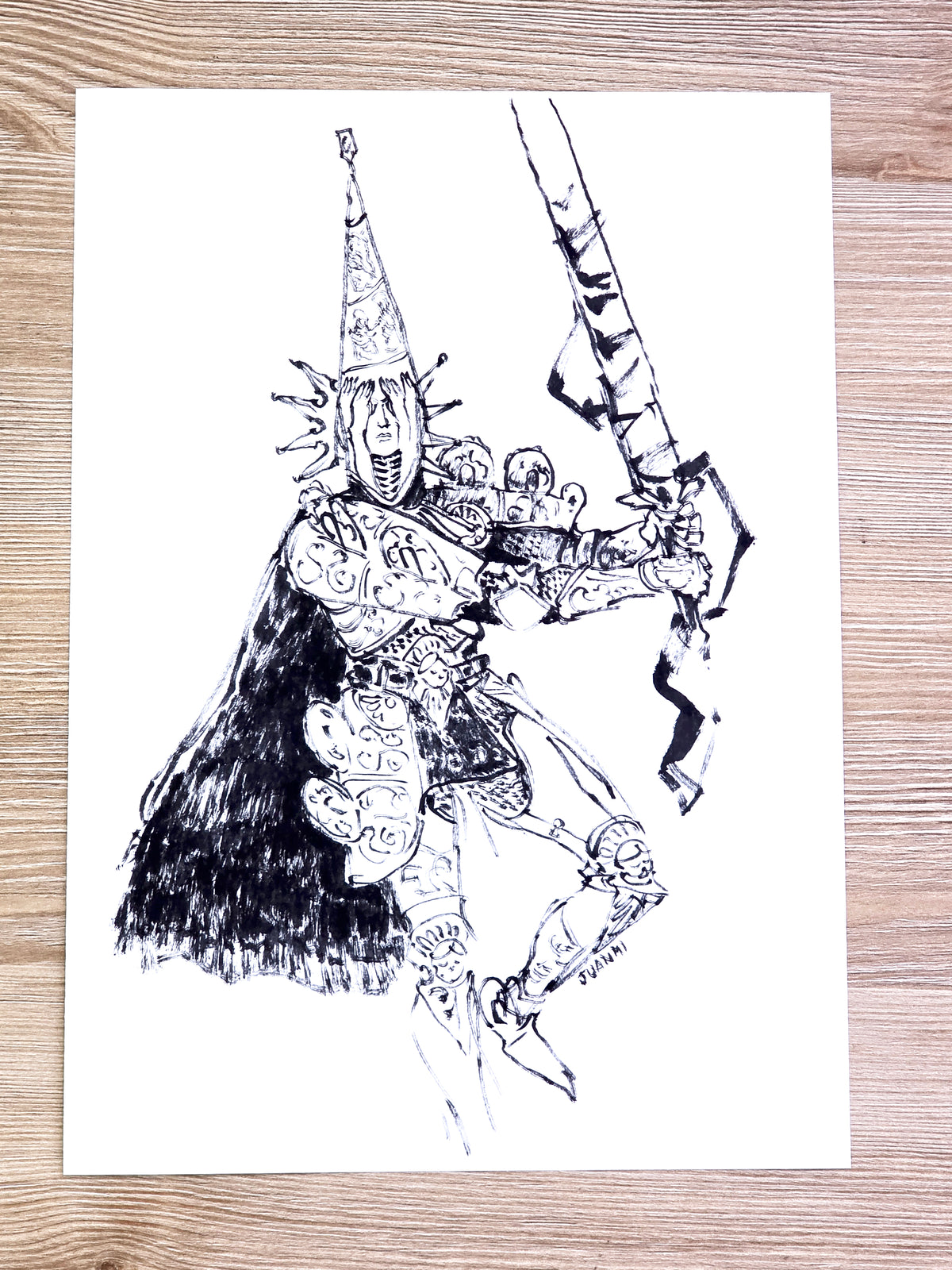 Original Drawing: Crisanta Charge.