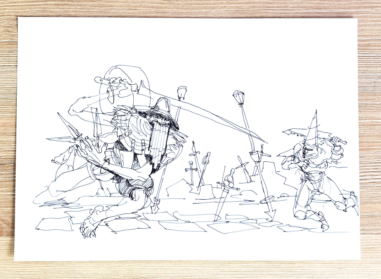 Original Drawing: Afilaor Battle 2