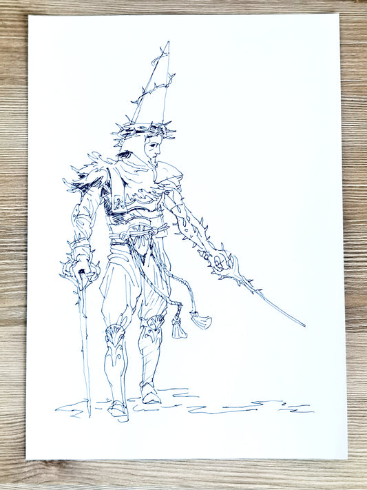 Original Drawing: Sarmiento y centella
