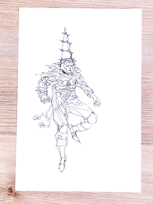 Original Drawing: Weightlessness